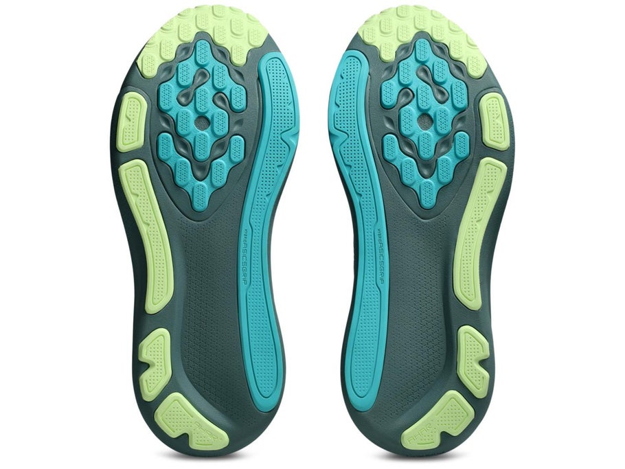 Asics Mens Gel-Kayano 33 Shoes In Foggy Teal/Illuminate Yellow