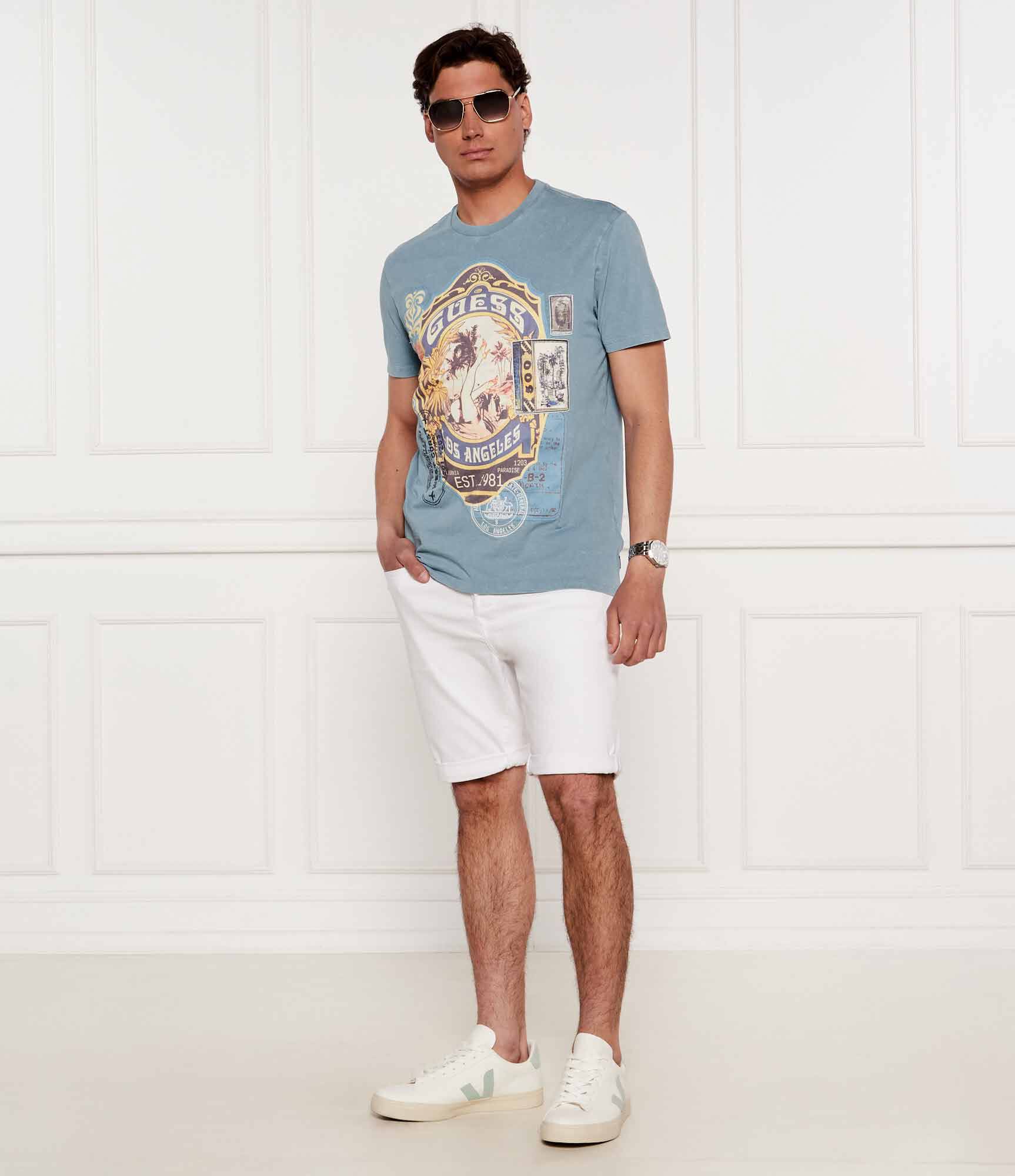 Replay Mens Shorts In White