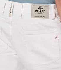 Replay Mens Shorts In White
