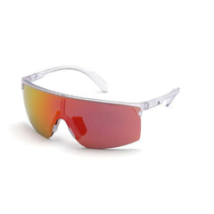 Adidas Womens Eye Halfrim Basic Sunglasses In Transparent White