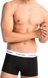 Calvin Klein Mens 3 Pack Trunks Set In Blue