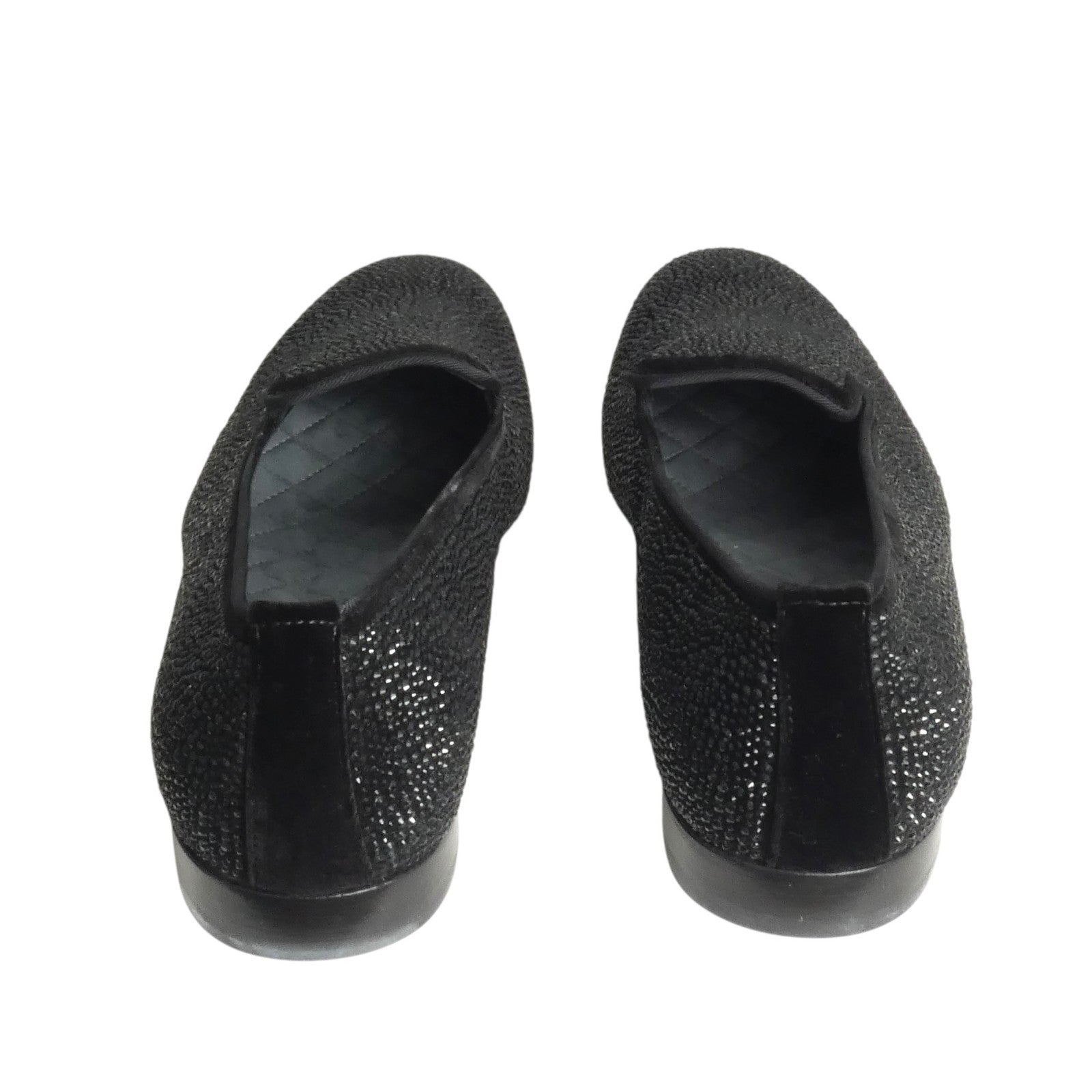 Louis Leeman Slip On Shoes With Swarovski In Black