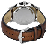 Fossil Mens Minimimalist Brown Leather Casual Watch