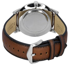 Fossil Mens Minimimalist Brown Leather Casual Watch