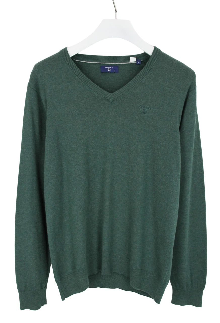 Gant Light Weight Cotton Pullover In Green