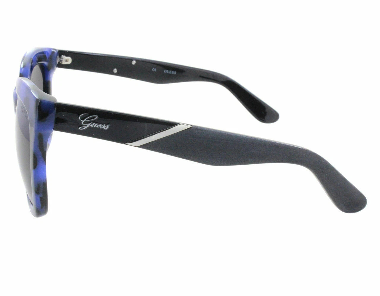 Guess Blue Marble Sunglasses For Women In Black