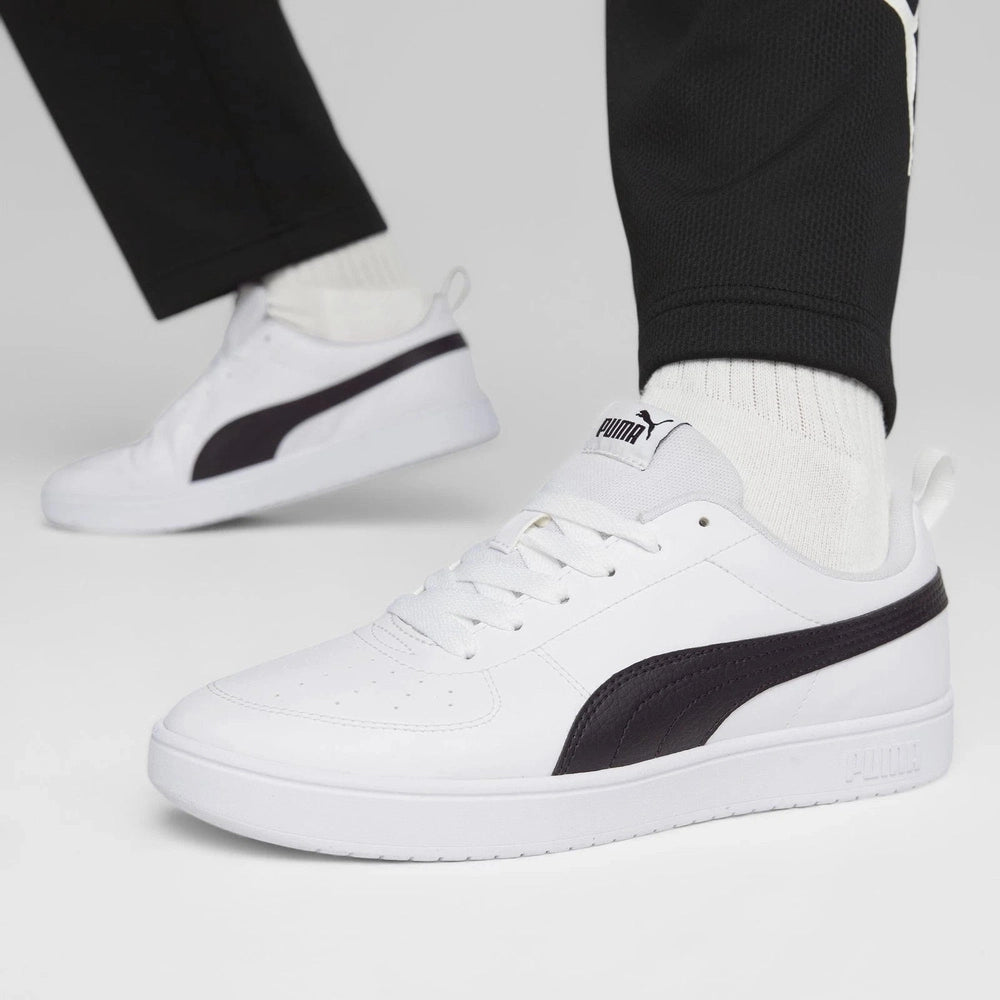 Puma Unisex Kids Rickie Classic Jr Sneakers In Puma White/Puma Black