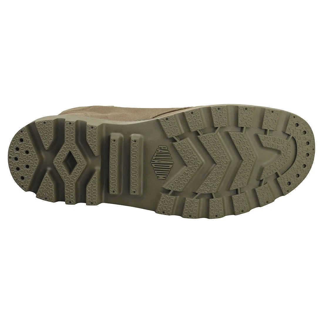 Palladium Mens Mono Chrome Shoes In Olive Night