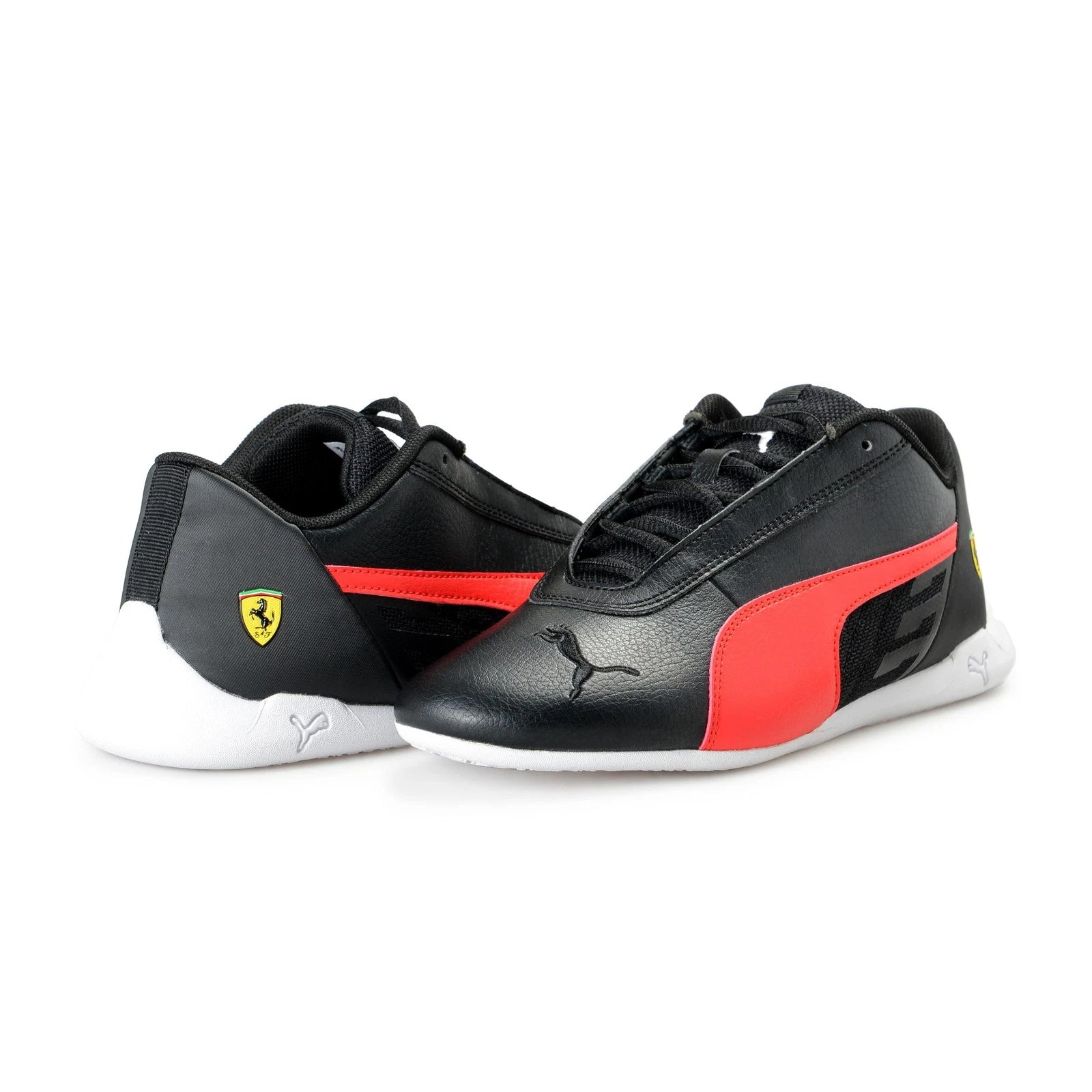 Puma Mens Ferrari Race R-Cat Jr Sneakers In Black/Red