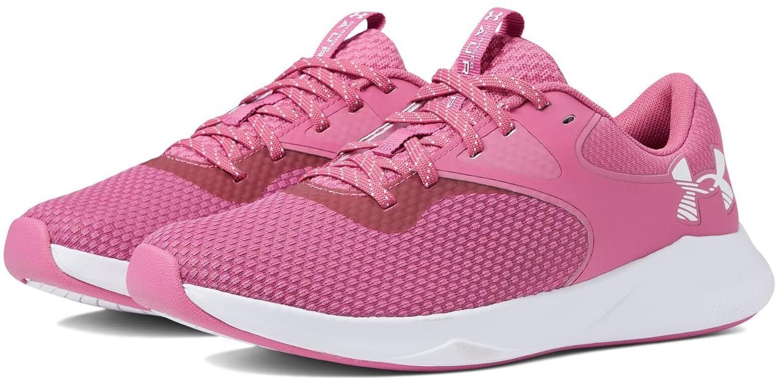 Under Armour Womens Charger Aurora Shoes In Pink