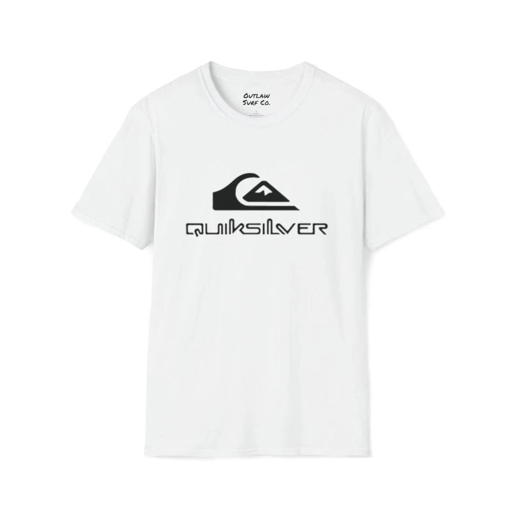 Quiksilver Boys Corp Logo T-Shirt In White