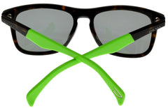 Diesel Tort Frame Sunglasses For Men In Bright Green