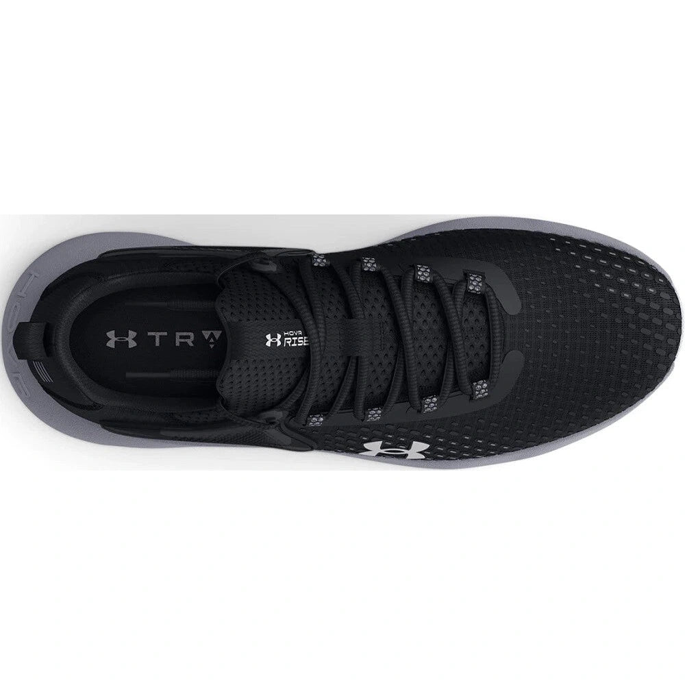 Under Armour Mens Hovr Rise 4 Sneakers In Black/Grey