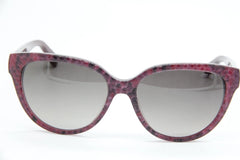 Jimmy Choo Snake Texture Frame Sunglasses In Pink