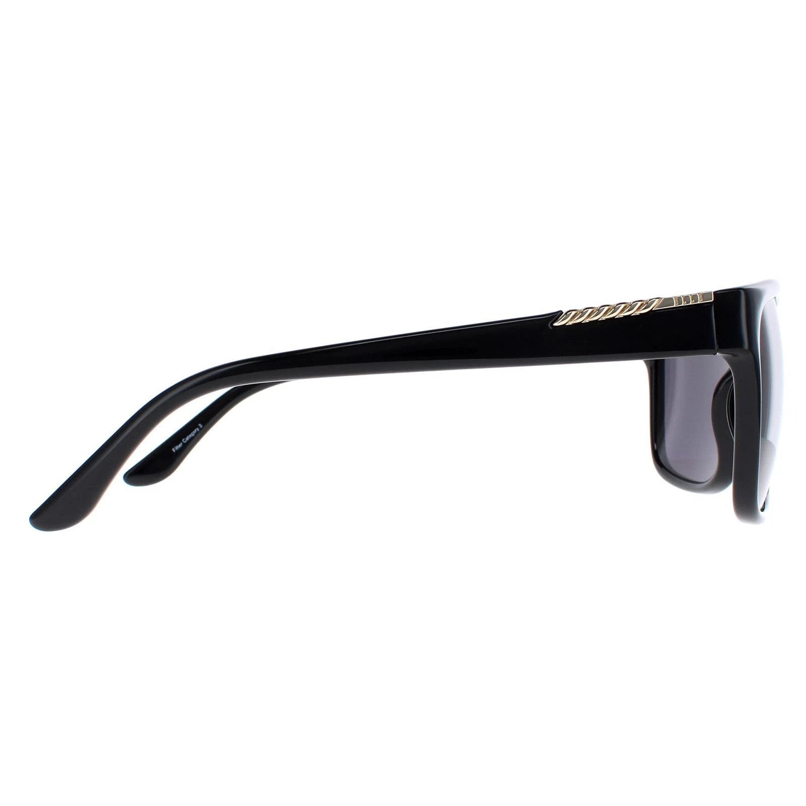 Elle Womens Sunglasses In Shiny Black