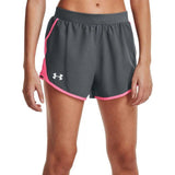 Under Armour Womens Fly By 2.0 Short In Grey/Pink