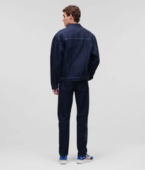 Karl Lagerfeld Unisex Denim Jacket In Navy