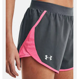 Under Armour Womens Fly By 2.0 Short In Grey/Pink