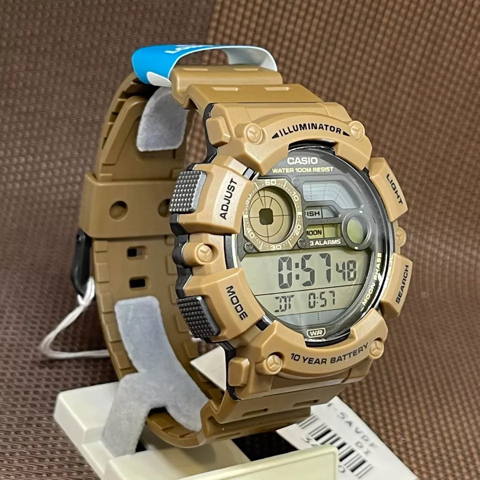 Casio Fisherman Brown Watch