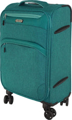 Travel Mate Melange Jaquared Trolley Green