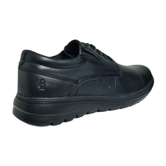Hush Puppies Mens Maximo Black Waxy Nubuck Shoes