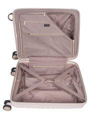 Cellini Allure Hard Trolly Case Off White