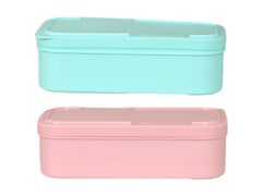 Polarbox 6L Cooler With Strap & 2 Lunch Boxes In Turquoise And Pink