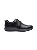 Hush Puppies Mens Stephan Leather Shoes In Black