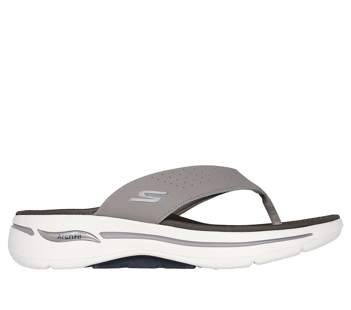 Skechers  Mens Go Walk Arch Fit Sandals In Taup