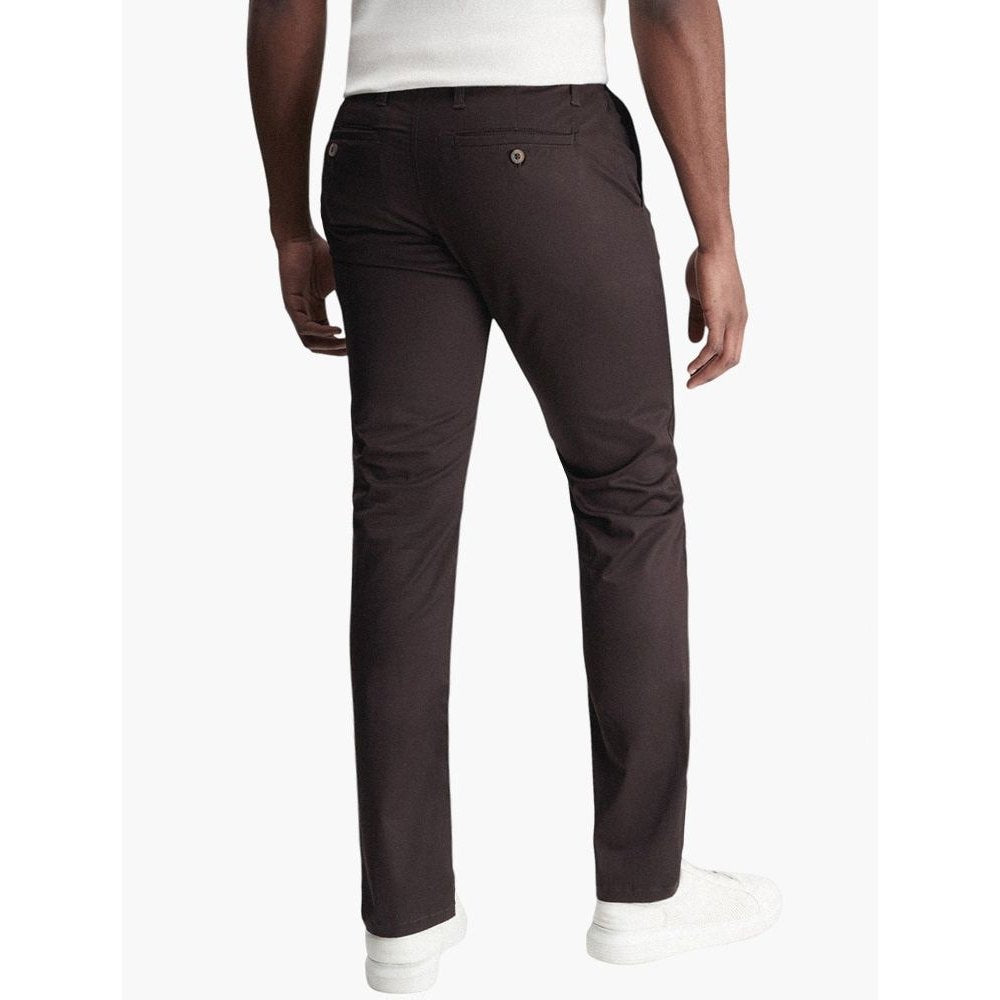 Polo Mens Essential Relaxed Fit Chino In Chocolate