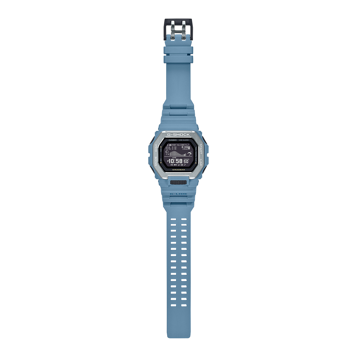 Casio Gshock Glide Tide Teal Resin Watch