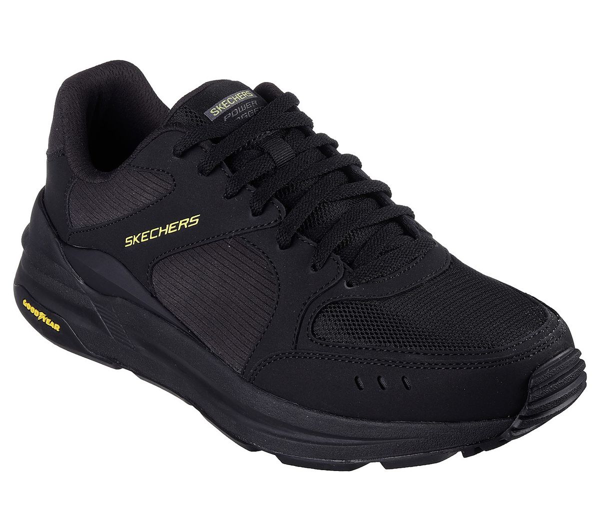 Skechers Mens Global Black Jogger Shoes