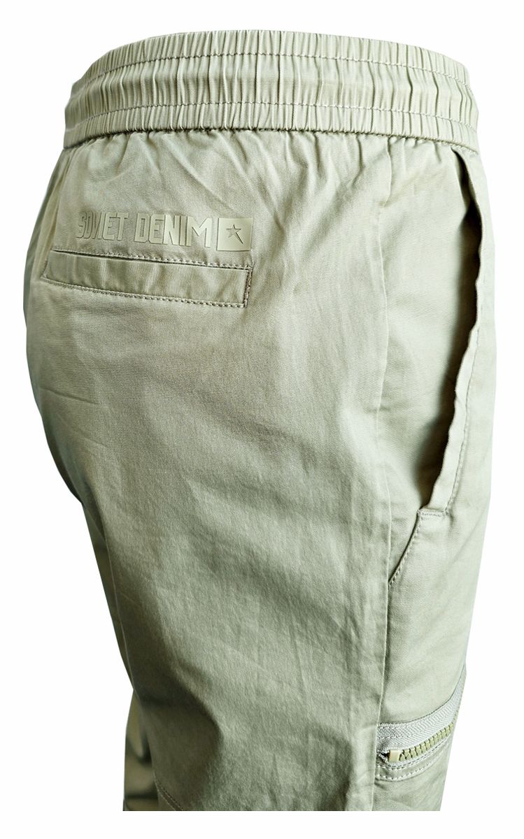 Soviet Mens Sakura Fashion Cargo Pants In Light Sage