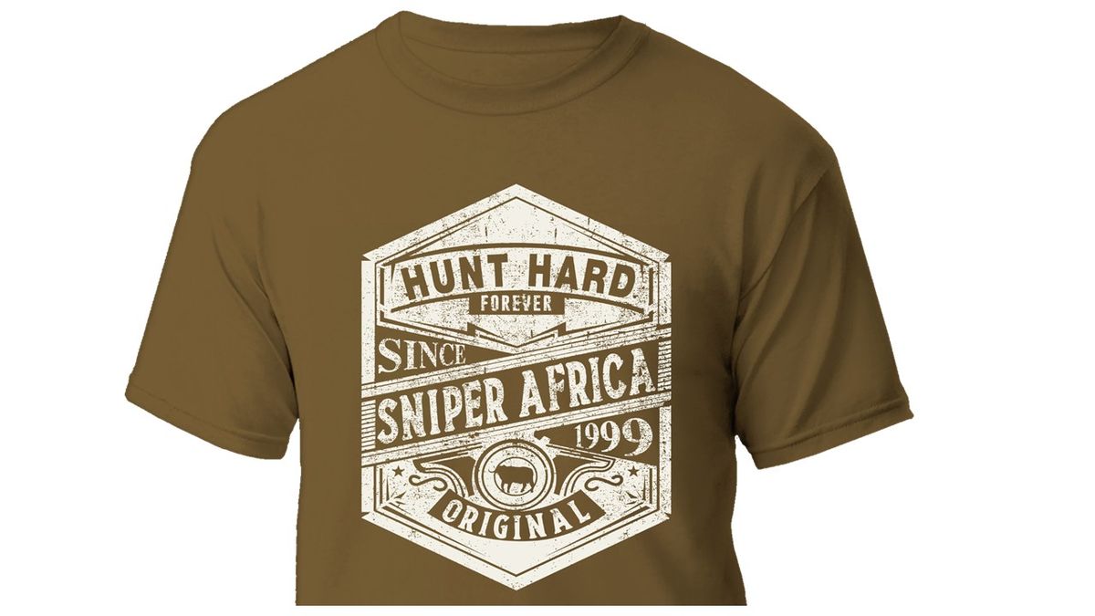 Sniper Mens Hunt Hard T-Shirt In Coyote