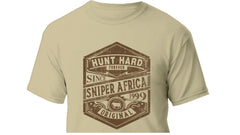 Sniper Mens Hunt Hard T-Shirt In Dark Stone