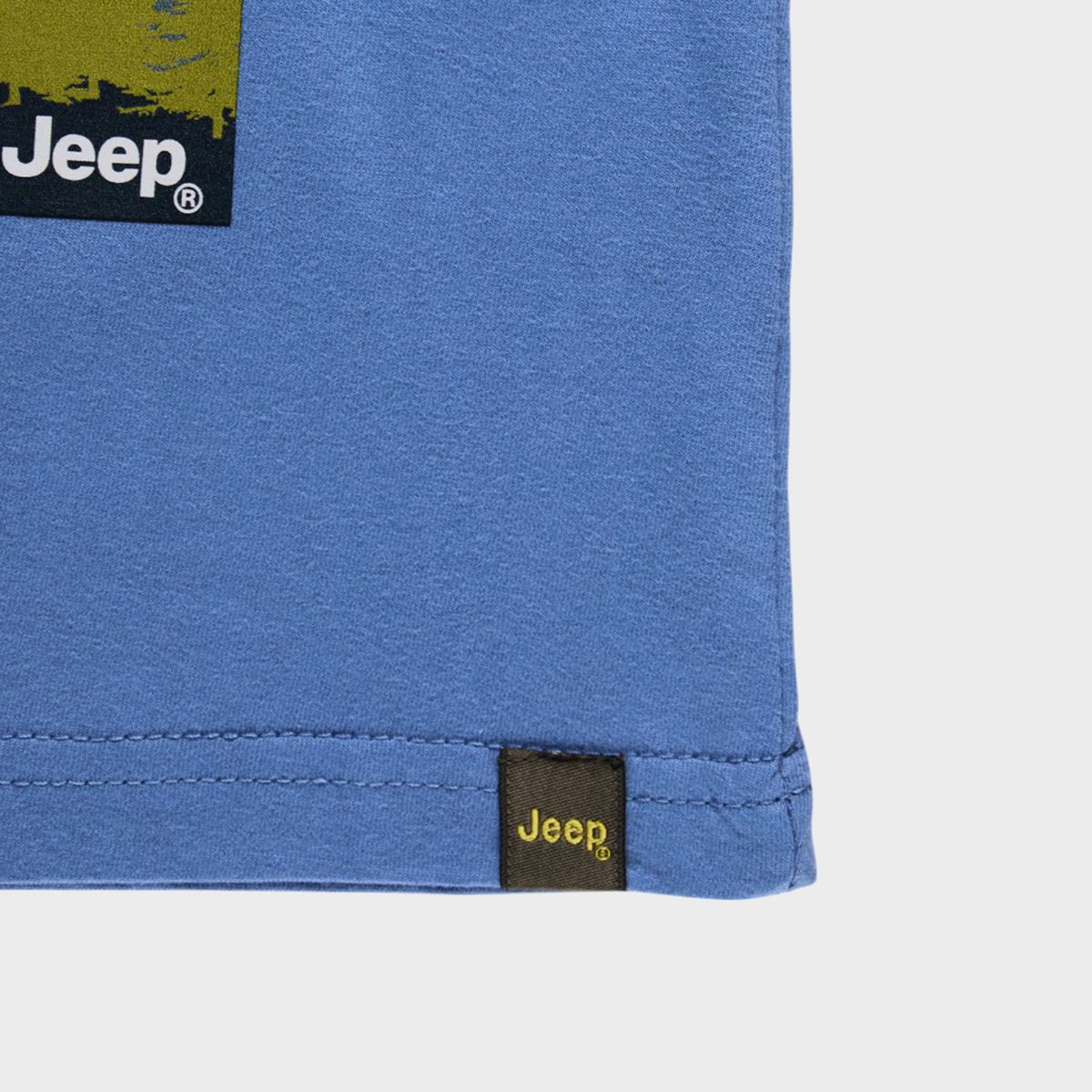 Jeep Boys Graphic Long Sleeve T-Shirt In Blue