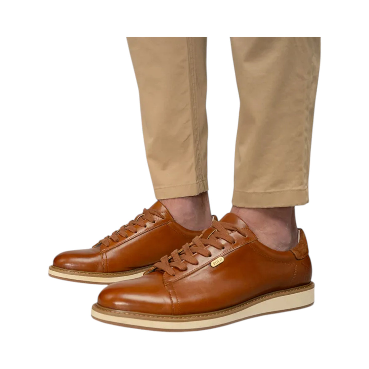 Polo Mens Essential Relaxed Leg Chino In Khaki
