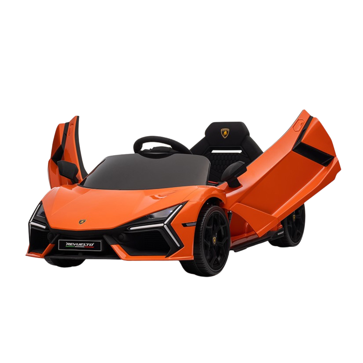 Lamborghini Revuelto Electric Ride On Play Car In Orange