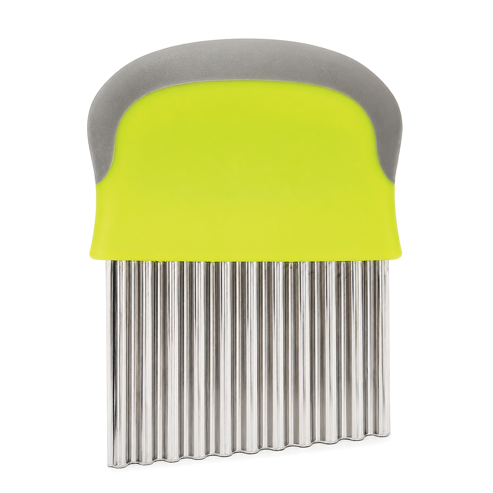 Creative Cooking Crinkle Chip Cutter In Green