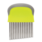 Creative Cooking Crinkle Chip Cutter In Green