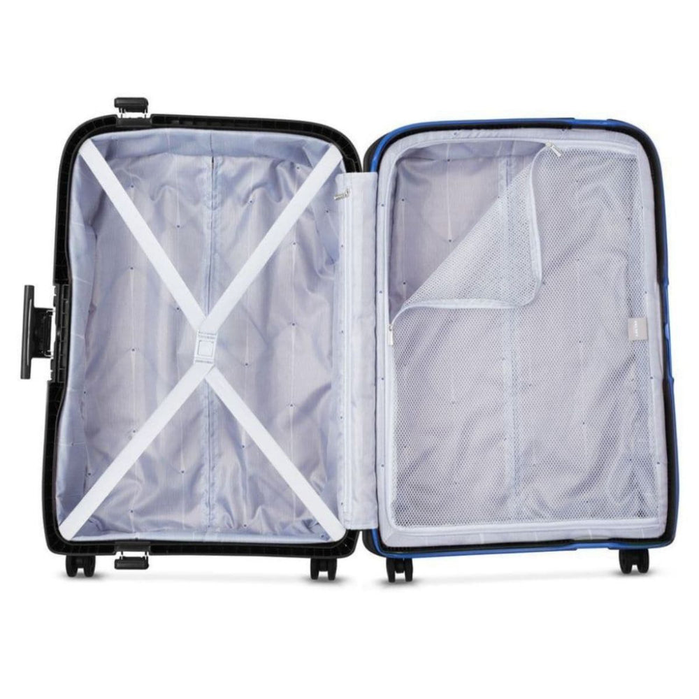 Delsey Moncey  4 Wheel Trolley Case  Black