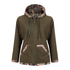 Sniper Ladies Camouflage Reversible Soft Shell Hooded Jacket
