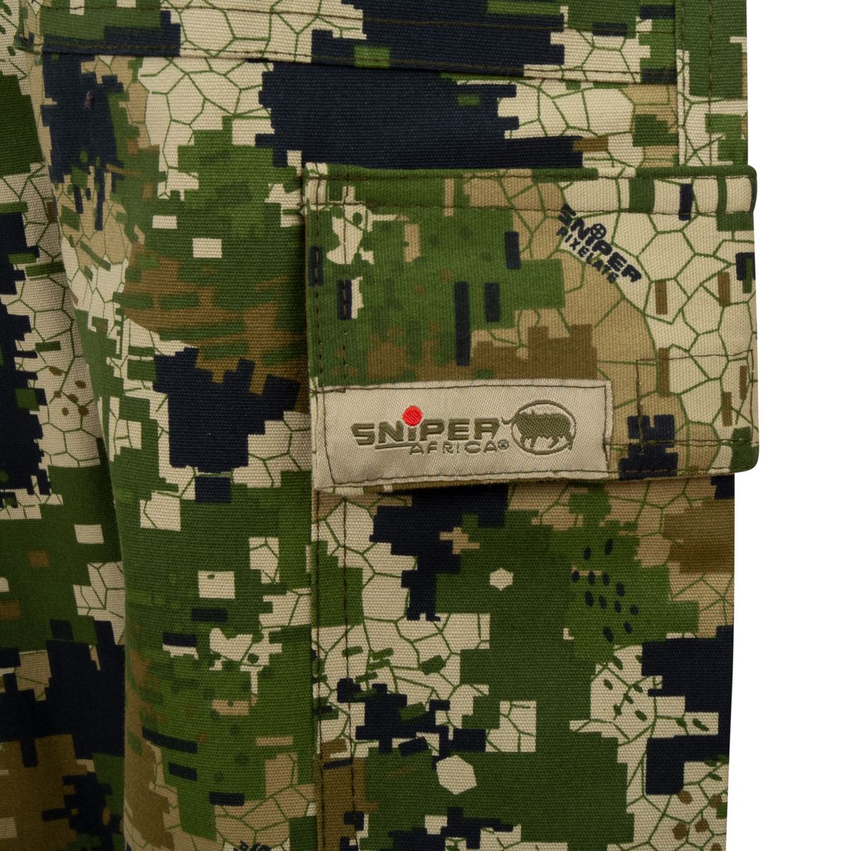 Sniper Boys Pixelate Trousers In Pixelate Camo