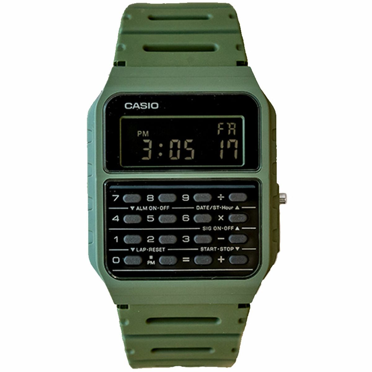 Casio Green Calculator Watch