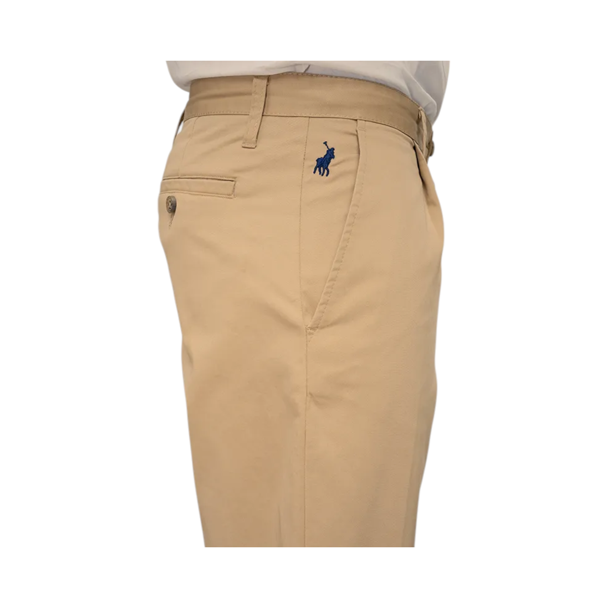 Polo Mens Essential Relaxed Leg Chino In Khaki