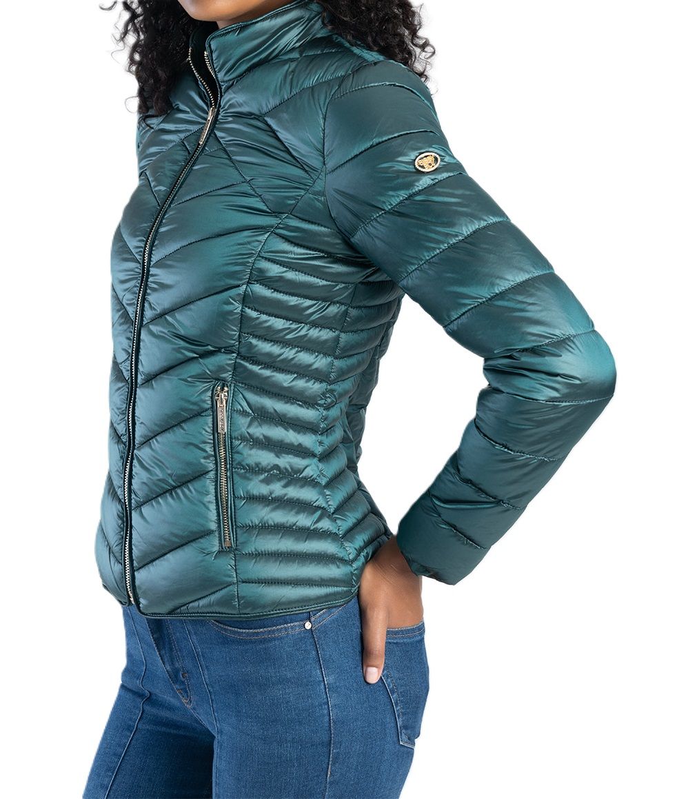 Sissy boy Womens Cropped Puffer Jacket Ravilla In Green