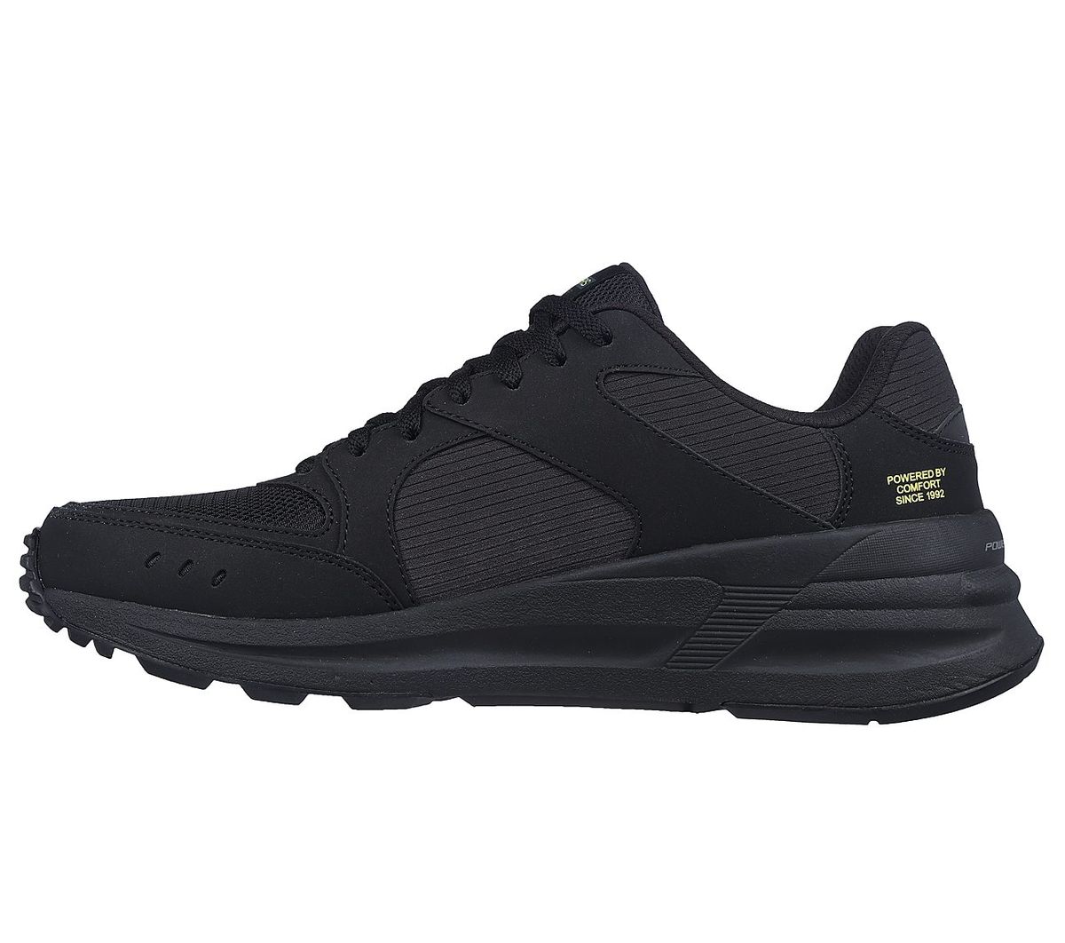 Skechers Mens Global Black Jogger Shoes