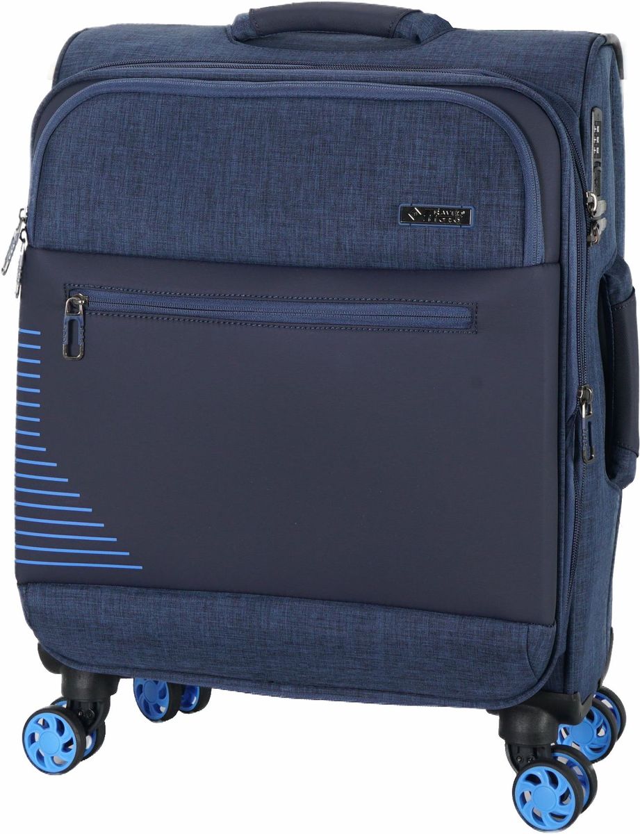 Travel Mate Tpu Spinner Trolley Case Blue