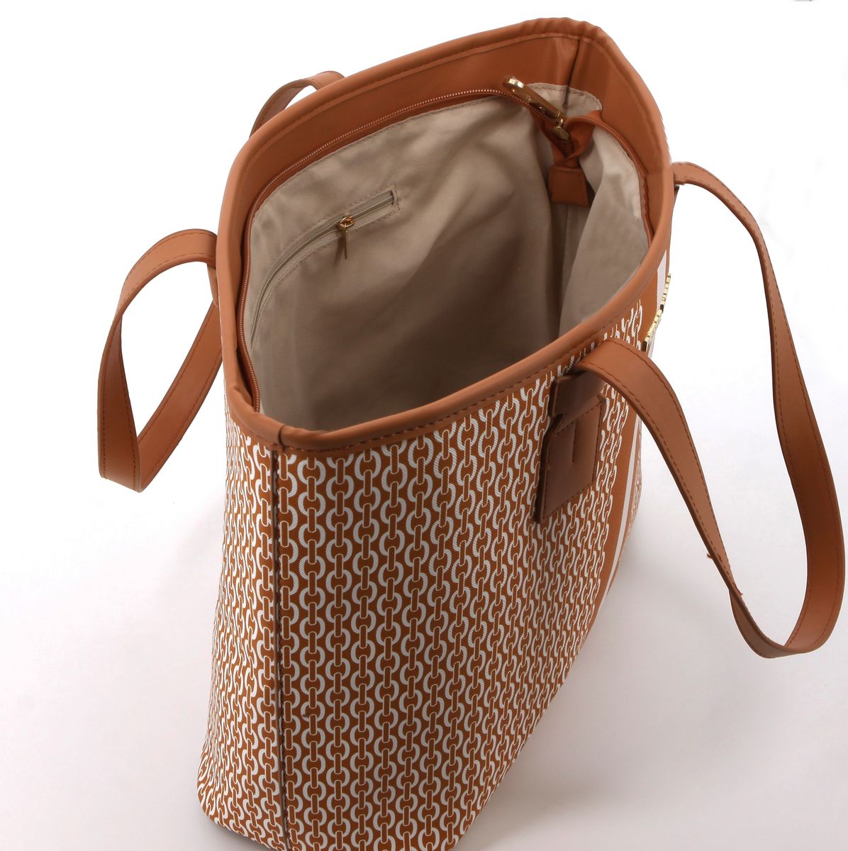 Pierre Cardin Mikayla Mono Tote Bag In White