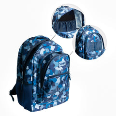 Squiggle Tween Toptier Backpack Blue